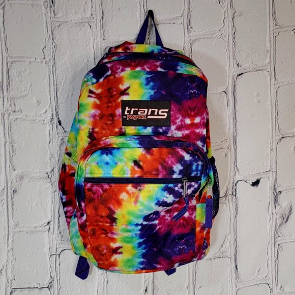 Jansport Bags Trans By Jansport Supermax Tie Dye Laptop Backpack